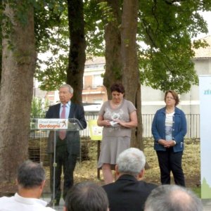 Bernard Cazeau Président du Conseil Général