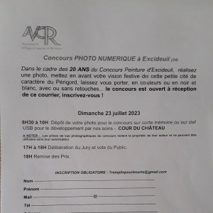 Concours peinture 20 ans AVCR 23 07 2023 incription photo