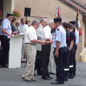 Remise de diplômes - Les Pompiers sont distingués pour leurs formations.