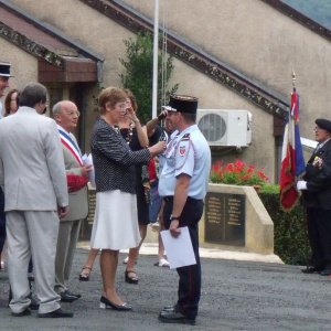 Remise de Médailles - Deux sapeurs ont été récompensés pour leur longévité de carrière.