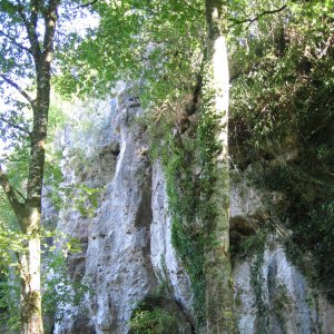 Les falaises des Roches Enchantées